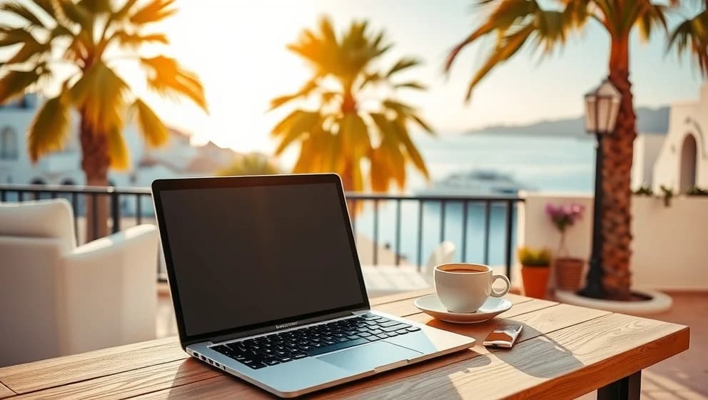 Jobba på distans från Spanien